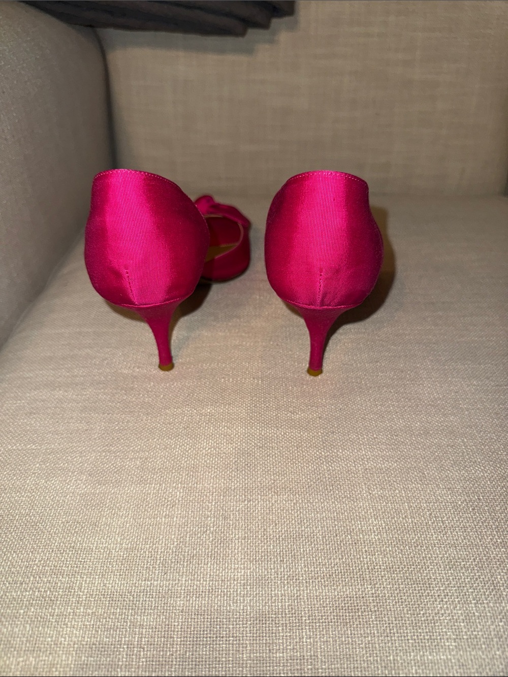 J. Crew Bright Berry Open-Toe Bow Heels - Picture 6 of 7